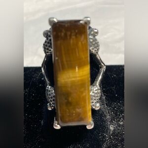 Tiger eye ring